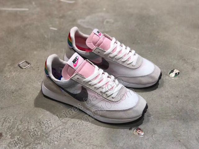 Nike男鞋 耐克華夫彩虹男女休閒鞋  耐克復古跑鞋  hdx13073